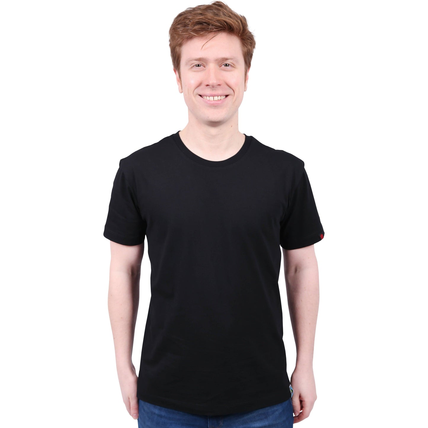 Round Neck T-shirt, Unisex Black