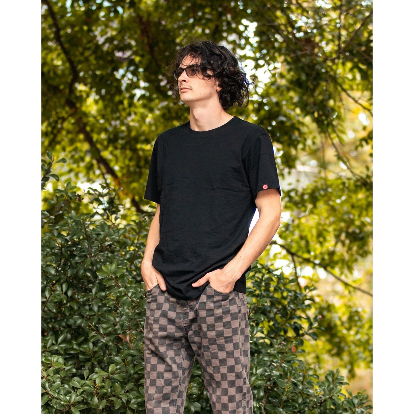 Round Neck T-shirt, Unisex Black