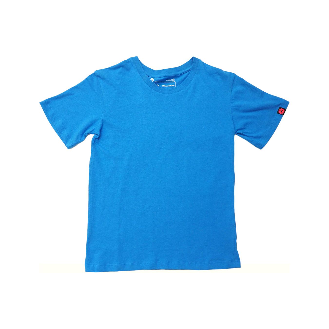 Round Neck T-shirt, Unisex Blue Marle