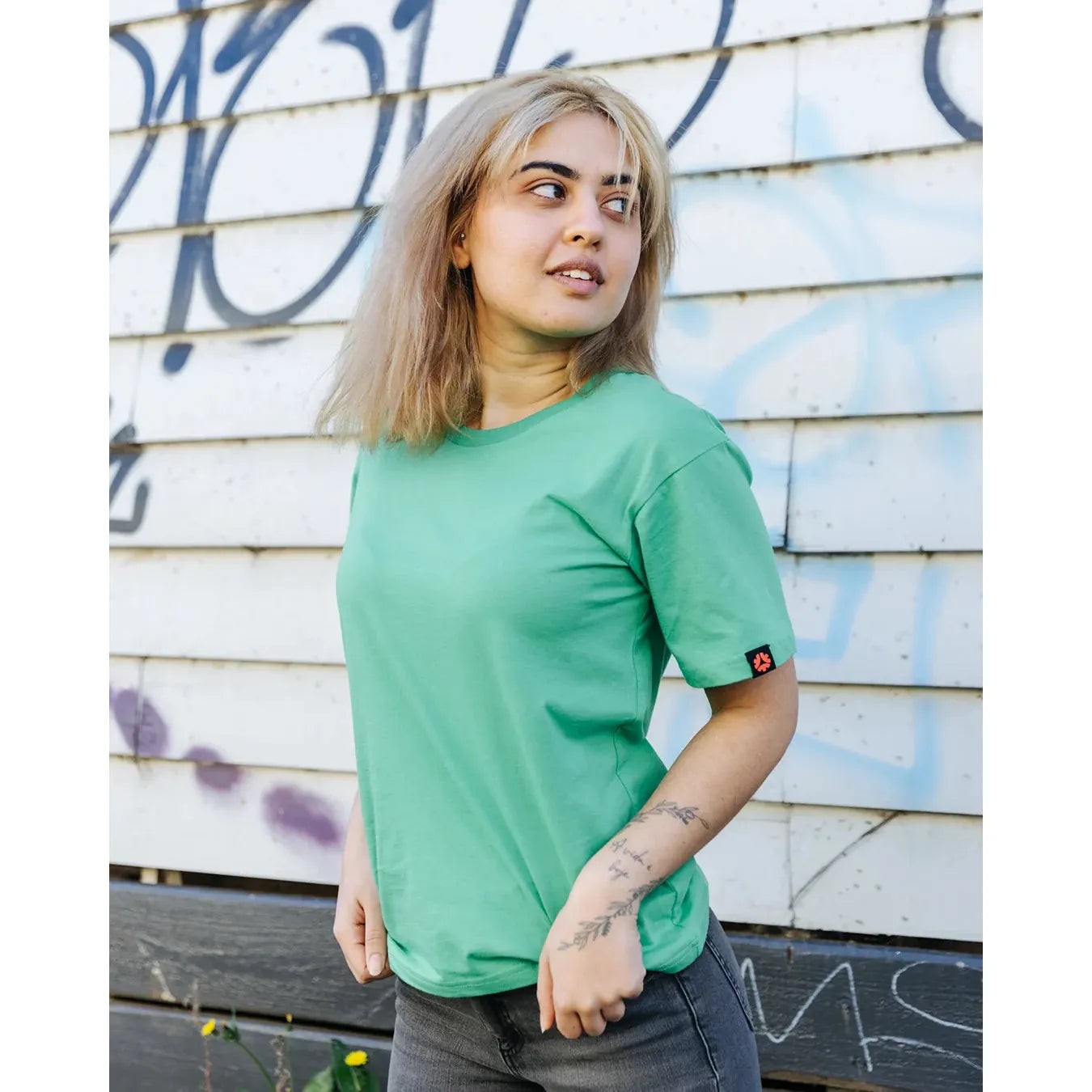 Round Neck T-shirt, Unisex Green
