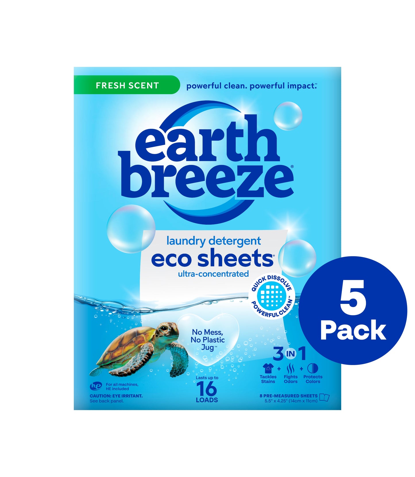 Travel Sized Laundry Detergent Sheet Packs