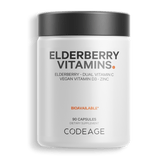 Organic Black Elderberry Vitamins Capsules - Vegan America