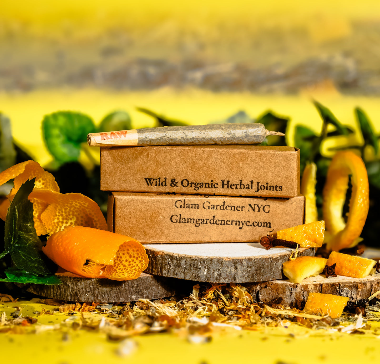 ENERGIZE • Individual Herbal pre-roll with wild-harvested mullein, calendula, clove, orange peel • Designed to energize, cleanse, and soothe