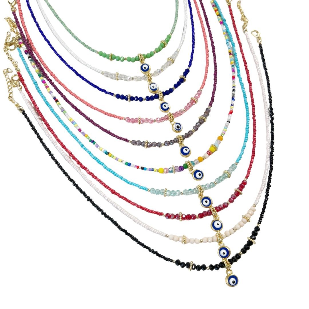 Evil Eye Charm Necklaces - Vegan America