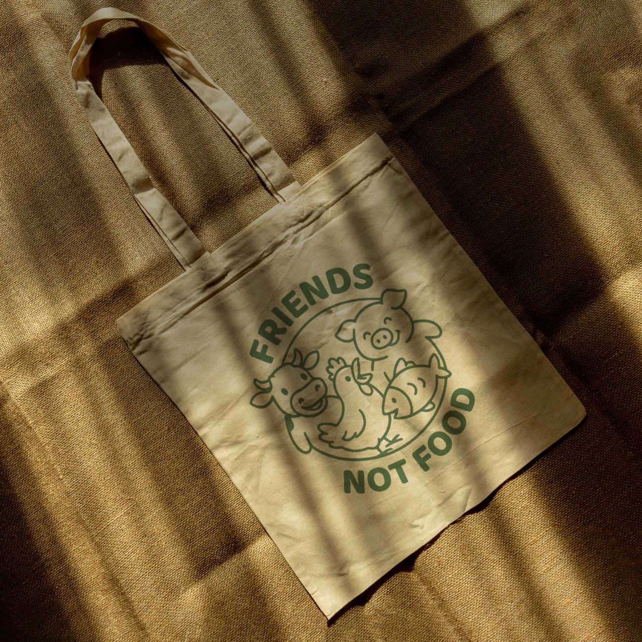 Friends Not Food Tote Bag - Vegan America