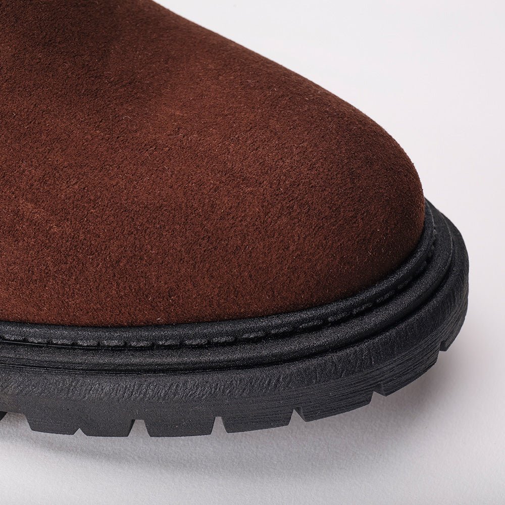 Men's Vegan Chelsea Boots Faber Brown - Vegan America