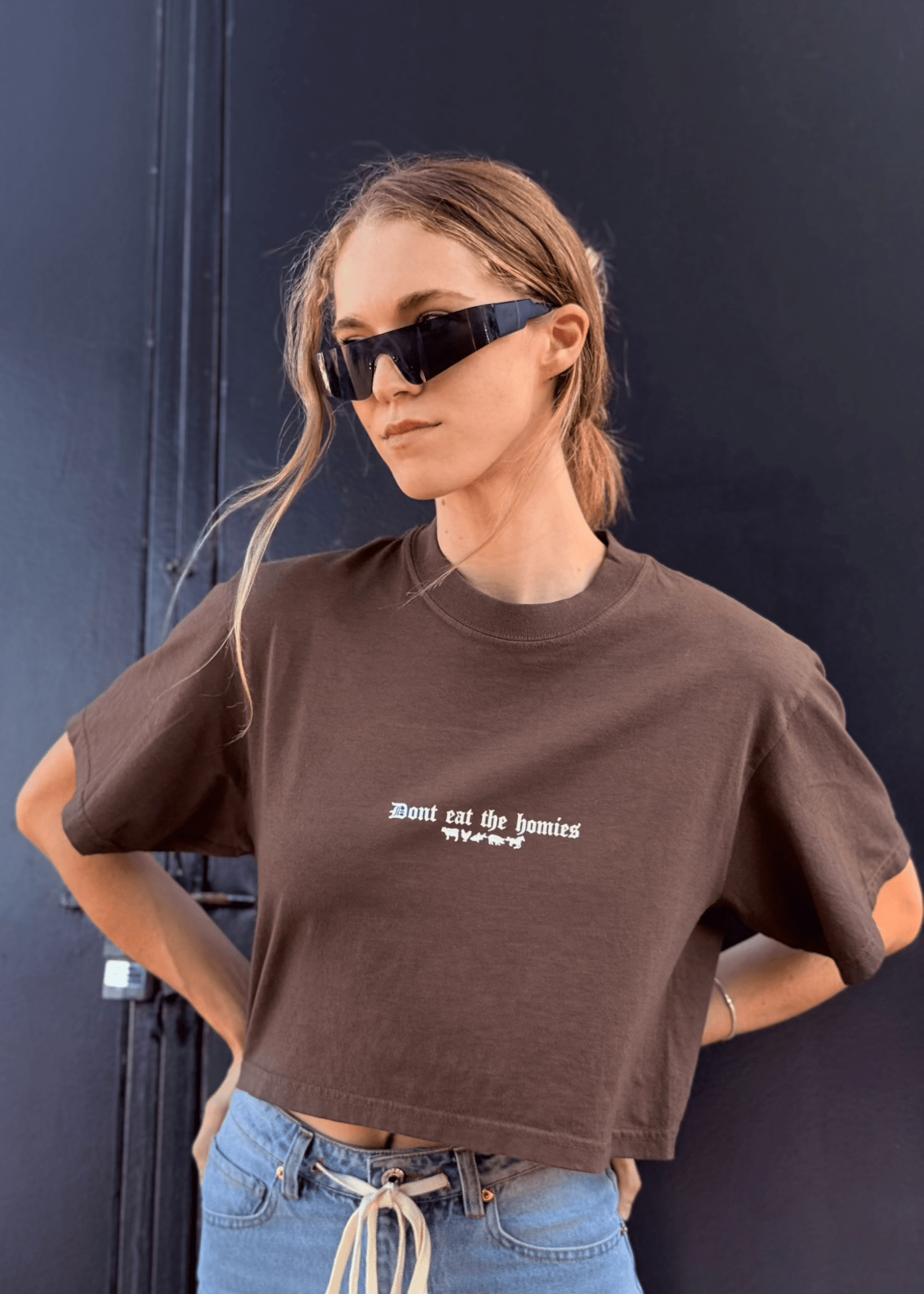 Cropped OG Tee - Vegan America