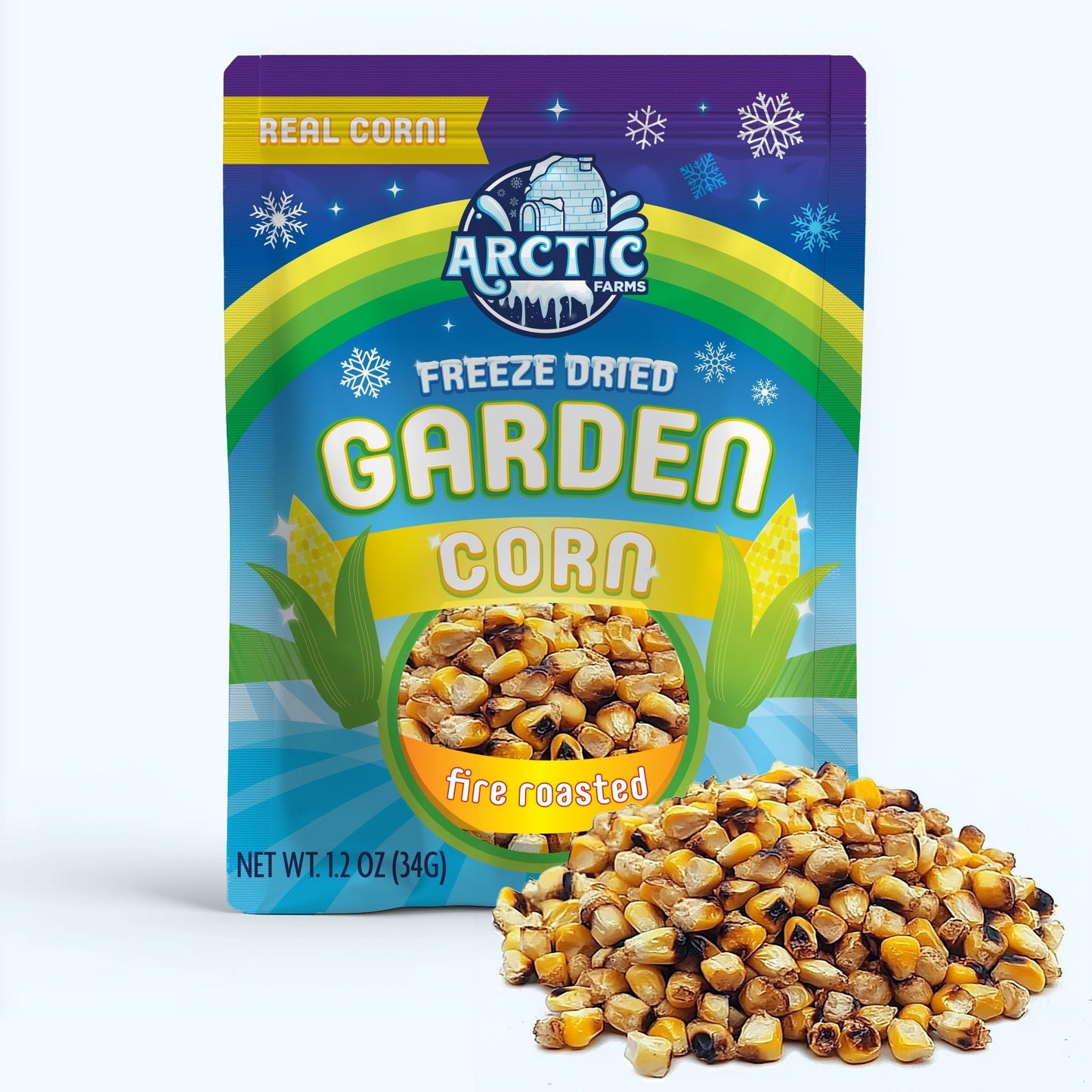 Freeze Dried Corn - Fire Roasted - Vegan America