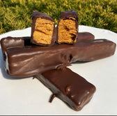 The Knockoff - crispy, flaky peanut butter crisp bar (4 pack) better than Butterfinger - Vegan America