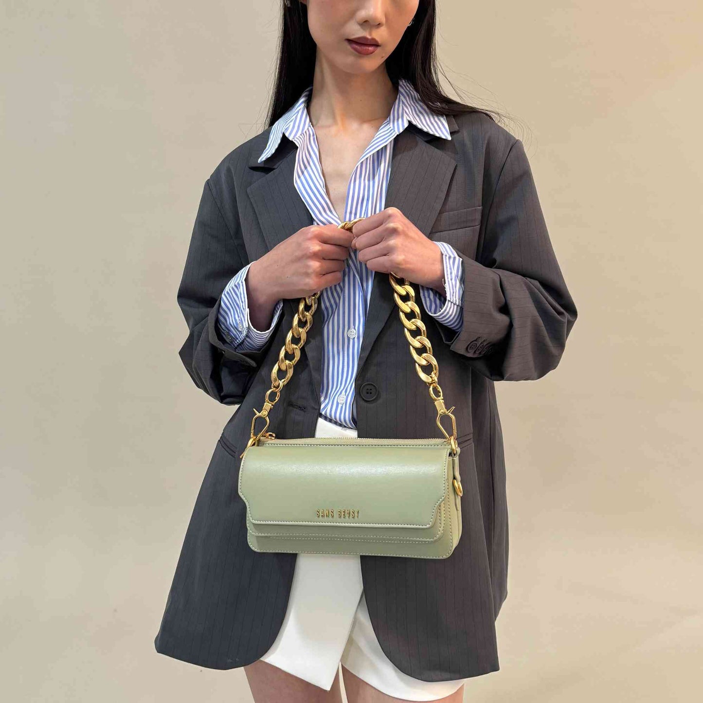 Elemental Chain Strap - Dull Gold