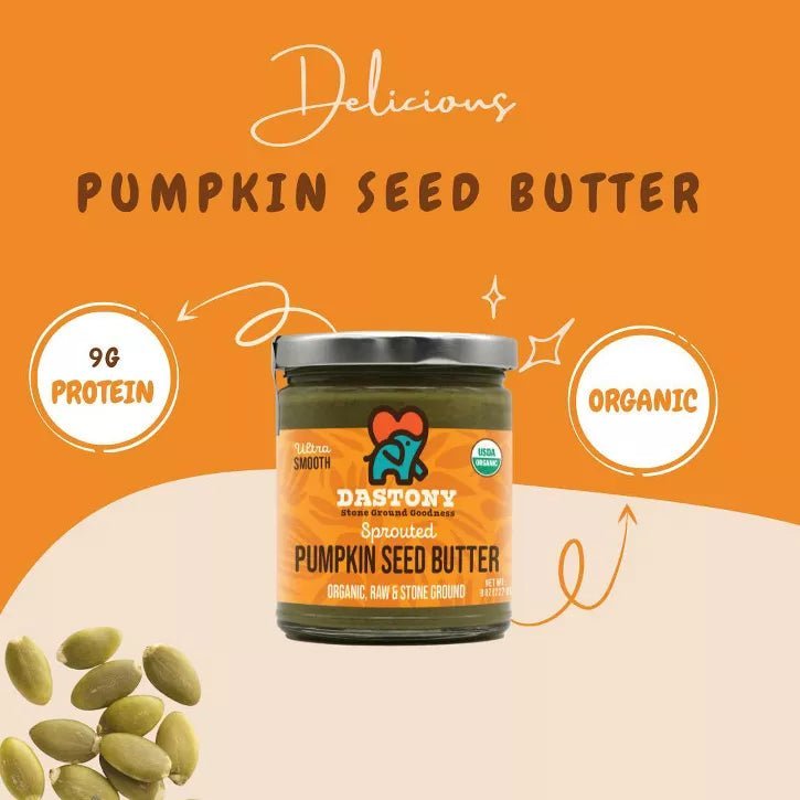 Organic Sprouted Pumpkin Seed Butter, 16oz - Vegan America
