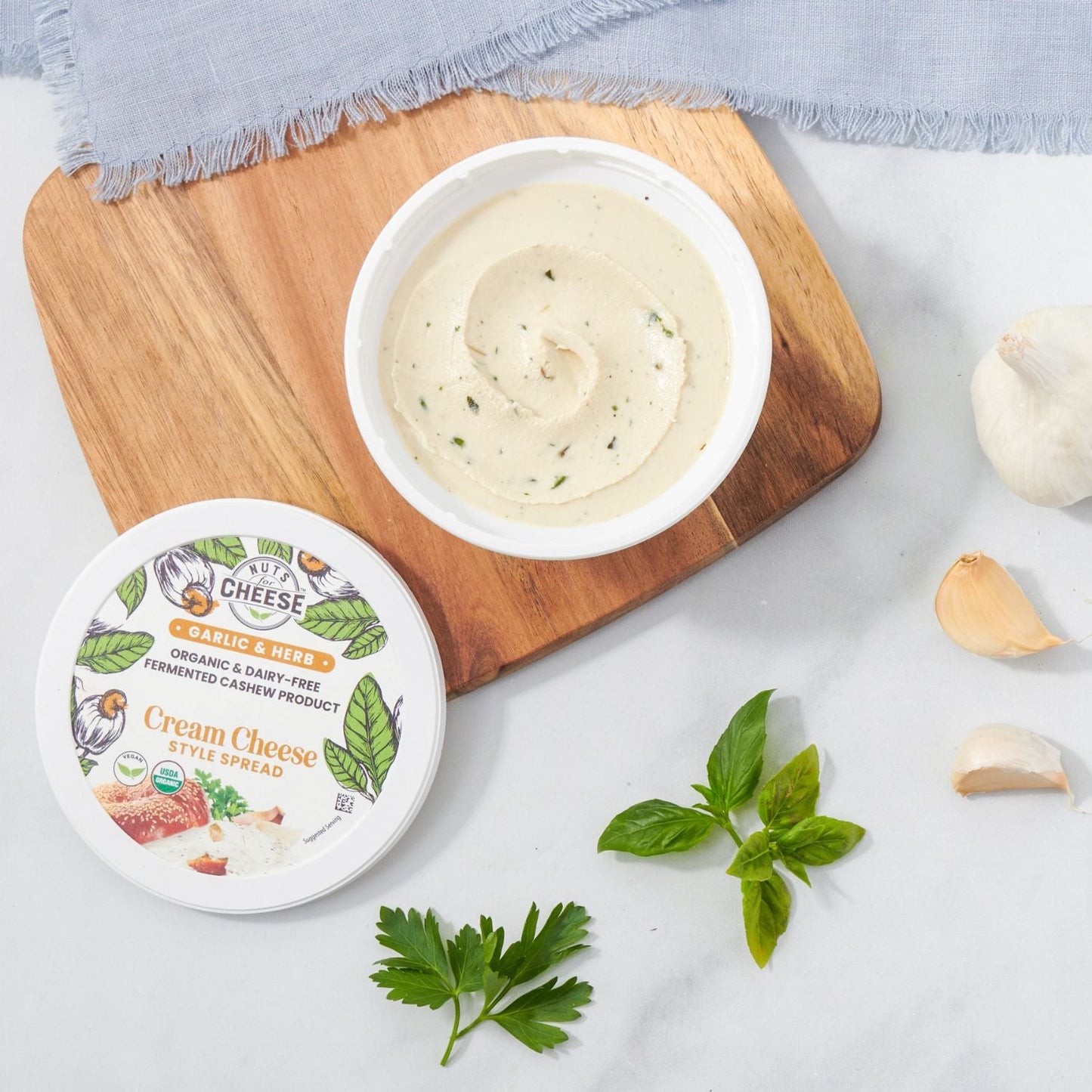 Garlic & Herb Cream Cheese Style Spread