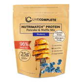 LiveComplete Pancake & Waffle Mix - Gluten & Allergen Free Blend - Blueberry - Vegan America