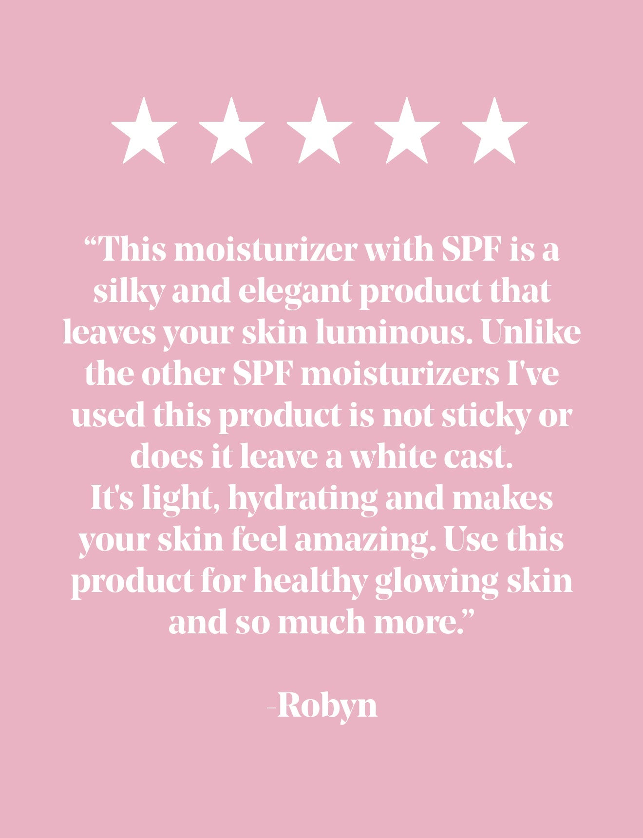 Every Morning Moisturiser SPF 15
