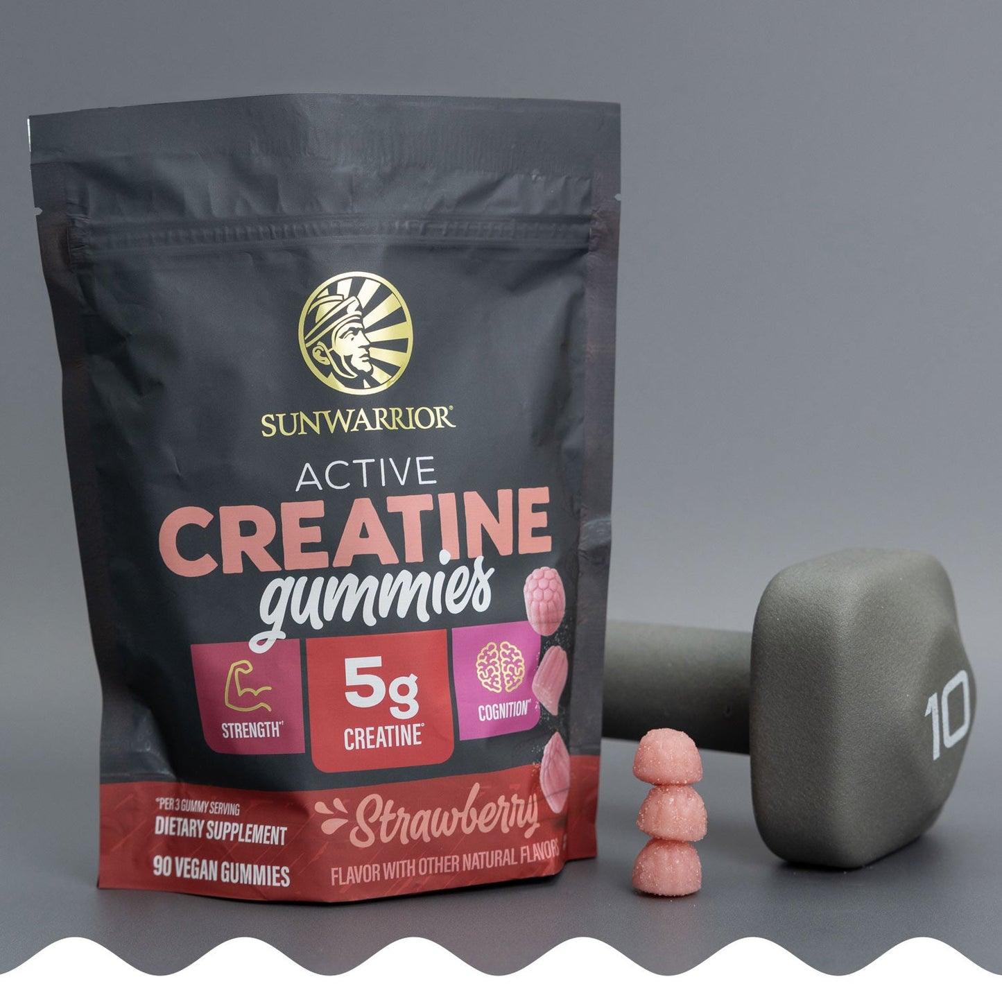 Creatine Gummies for Strength - Strawberry