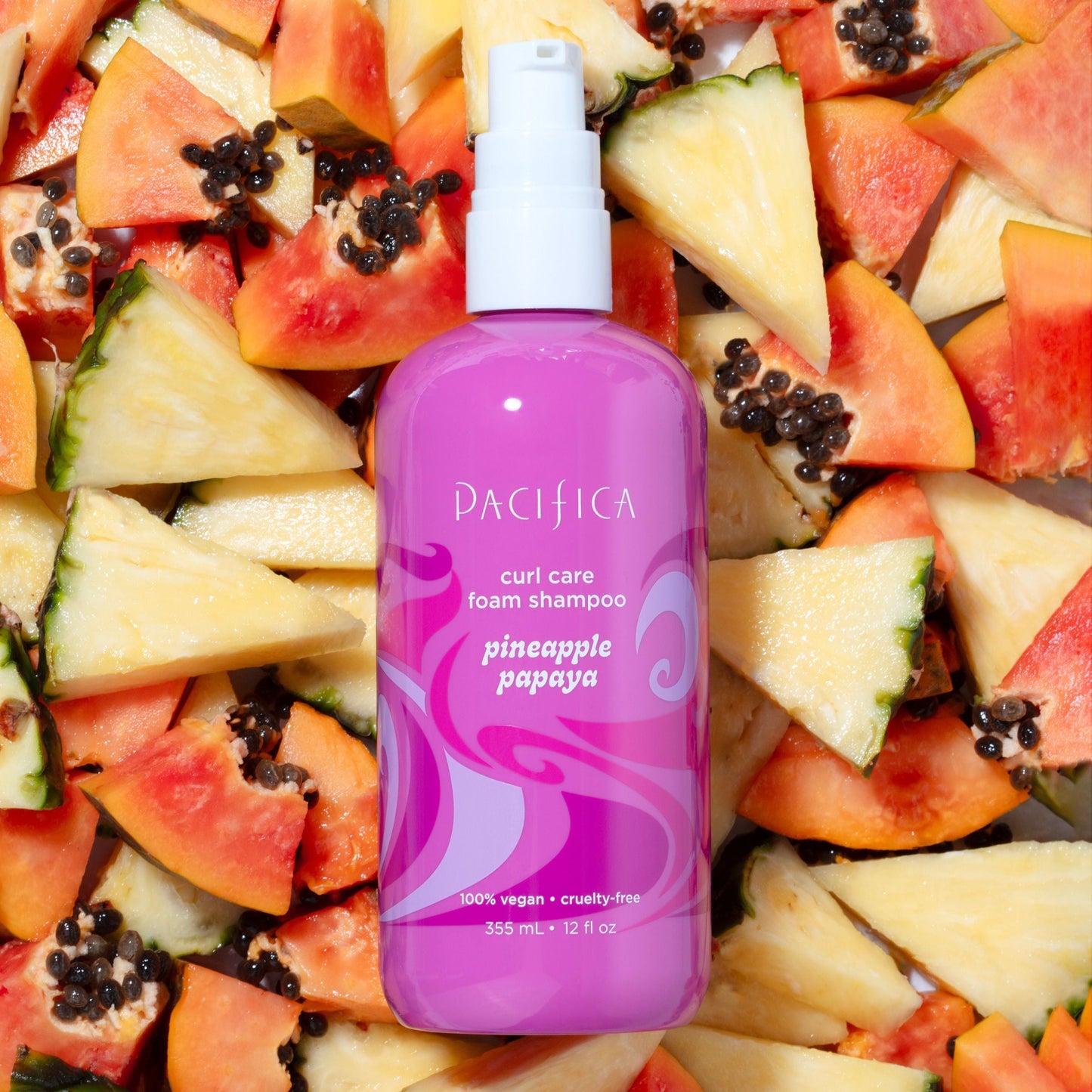 Pineapple Papaya Curl Care Foam Shampoo
