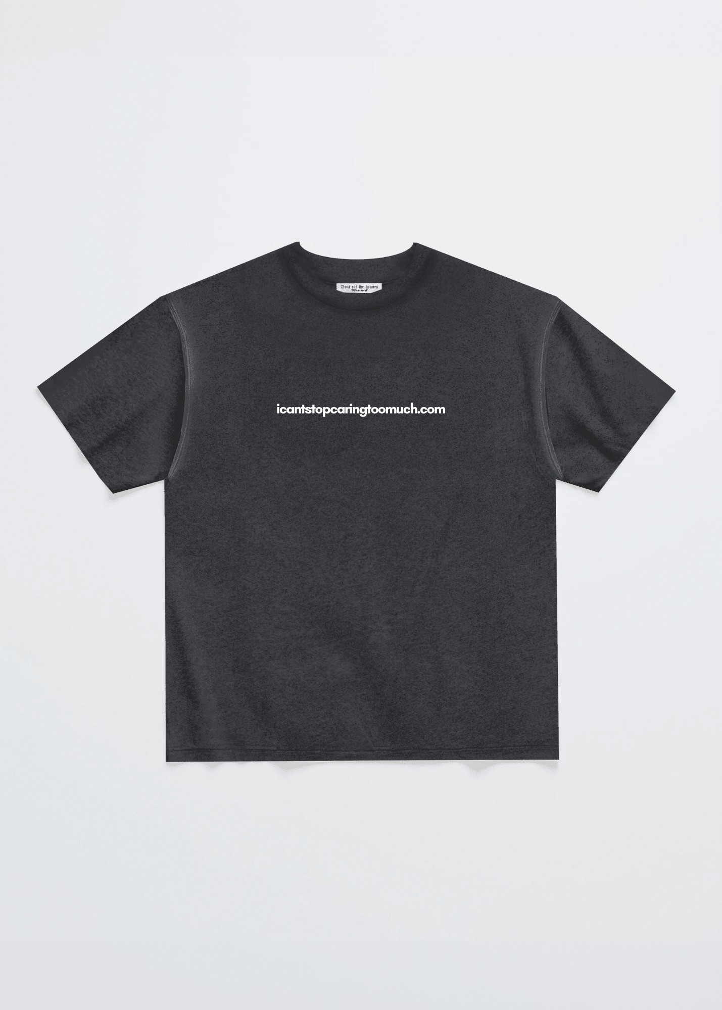 I CANT STOP CARING TOO MUCH .COM TEE - Vegan America