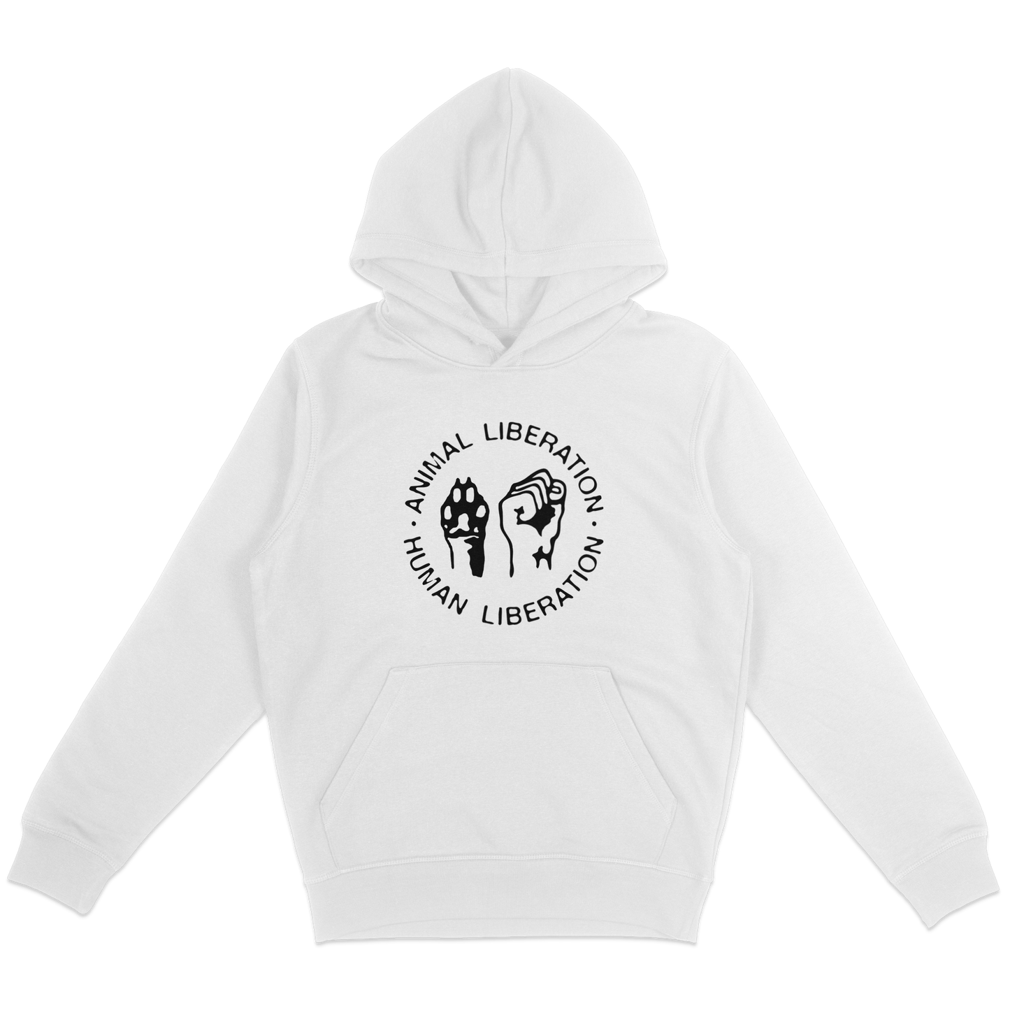 Animal Liberation Human Liberation Hoodie - Vegan America