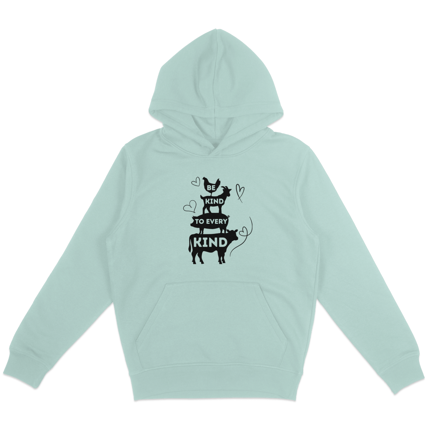 Be Kind To Every Kind Hoodie - Vegan America
