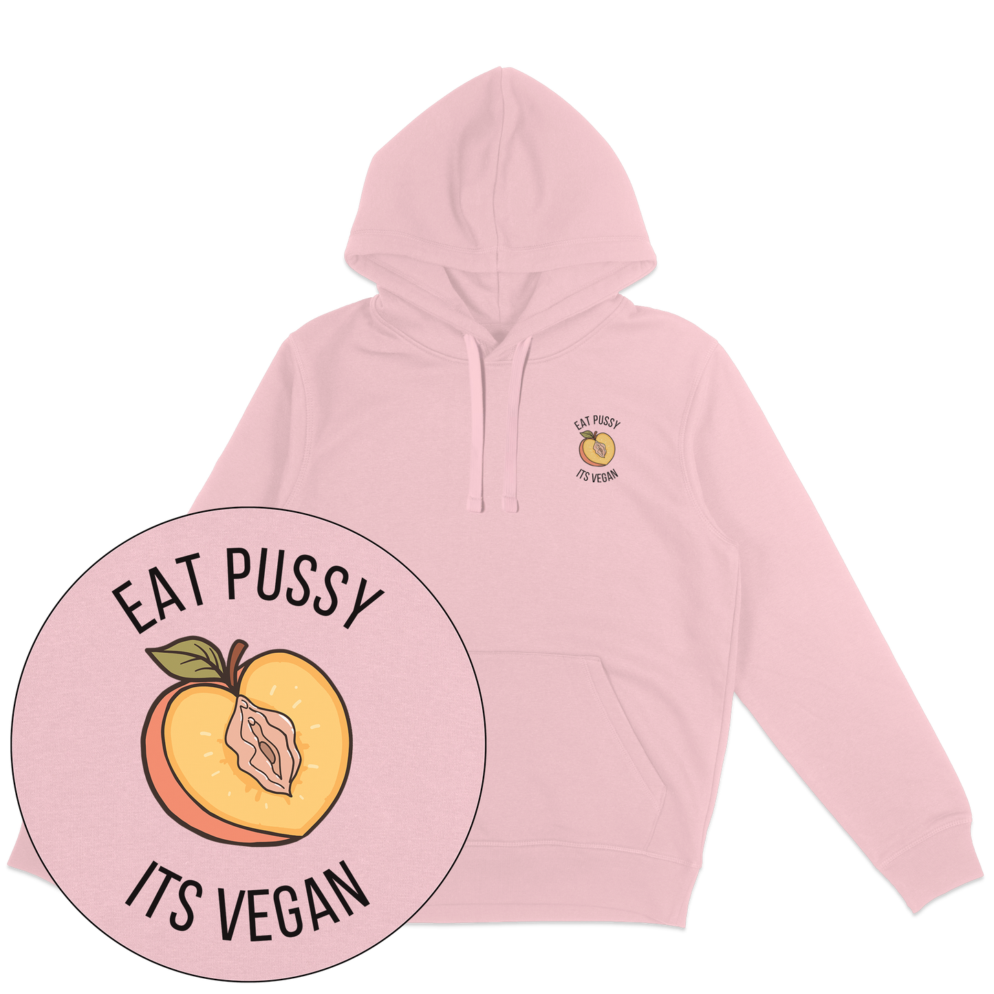 Eat Pussy It's Vegan Hoodie - Vegan America