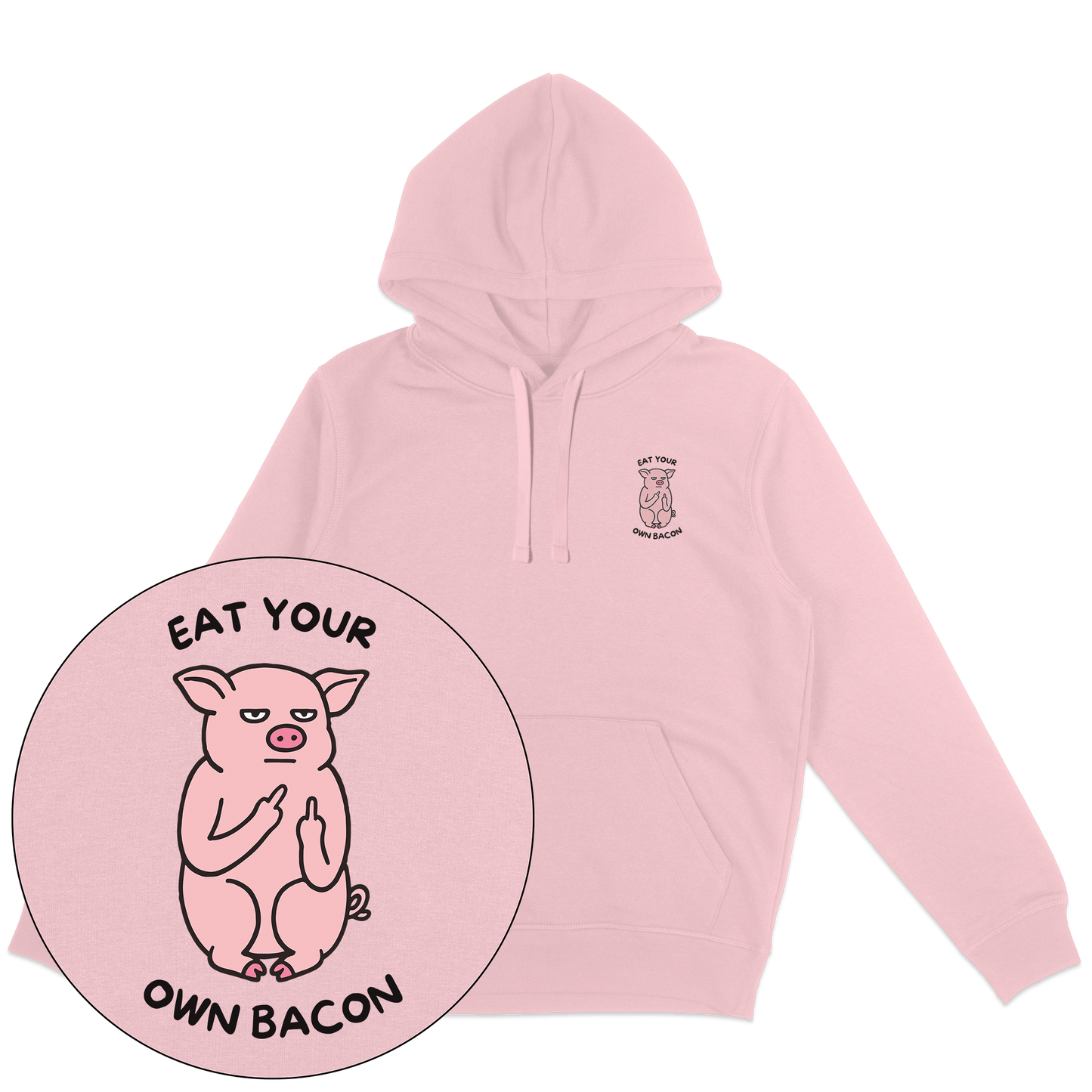Eat Your Own Bacon Hoodie - Vegan America