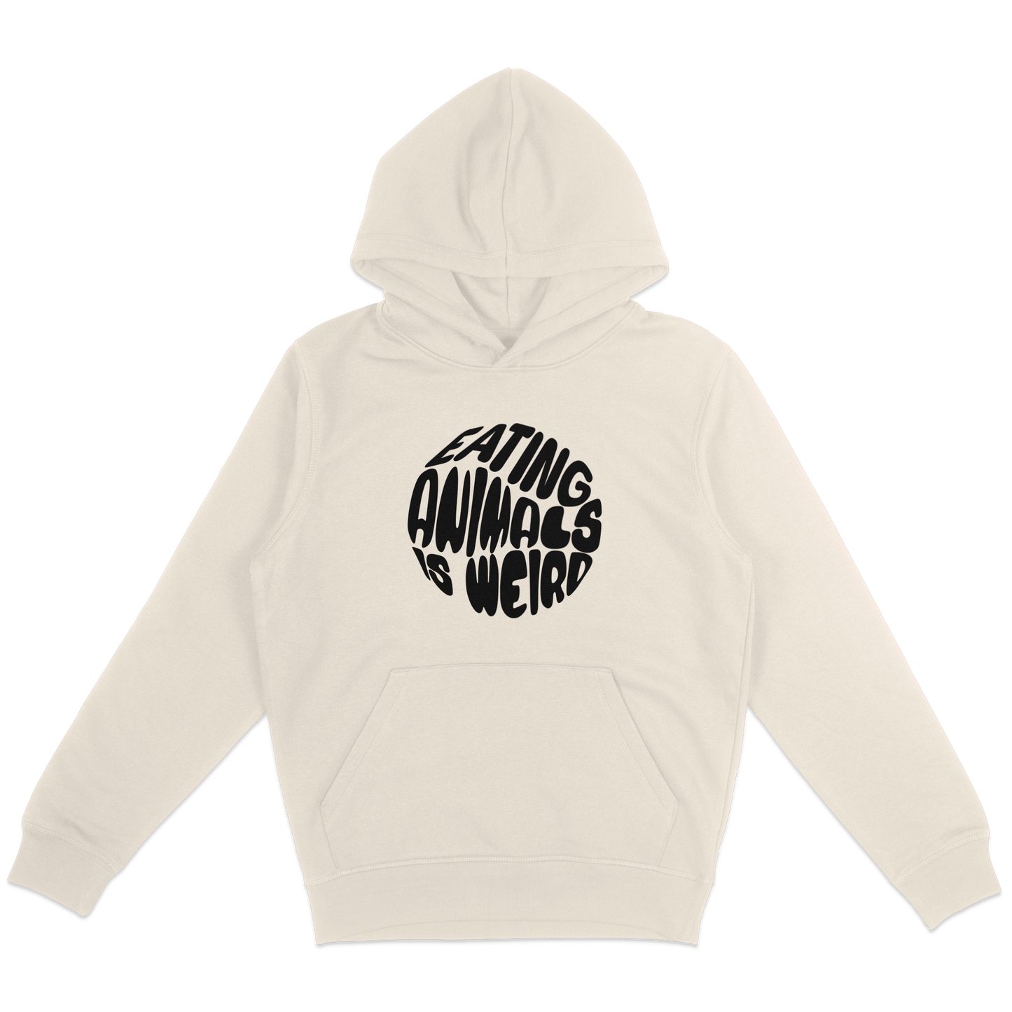 Eating Animals Is Weird Hoodie - Vegan America