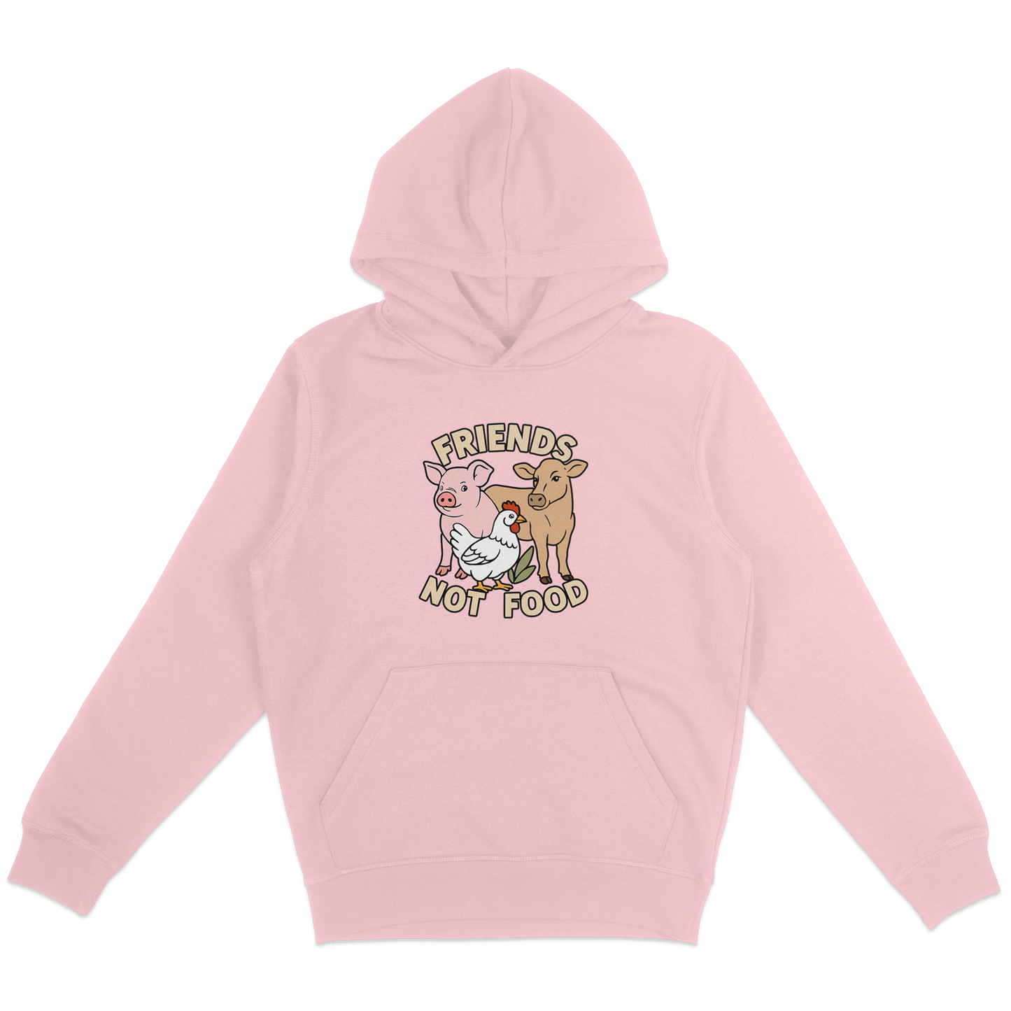 Friends Not Food Earthlings Hoodie - Vegan America