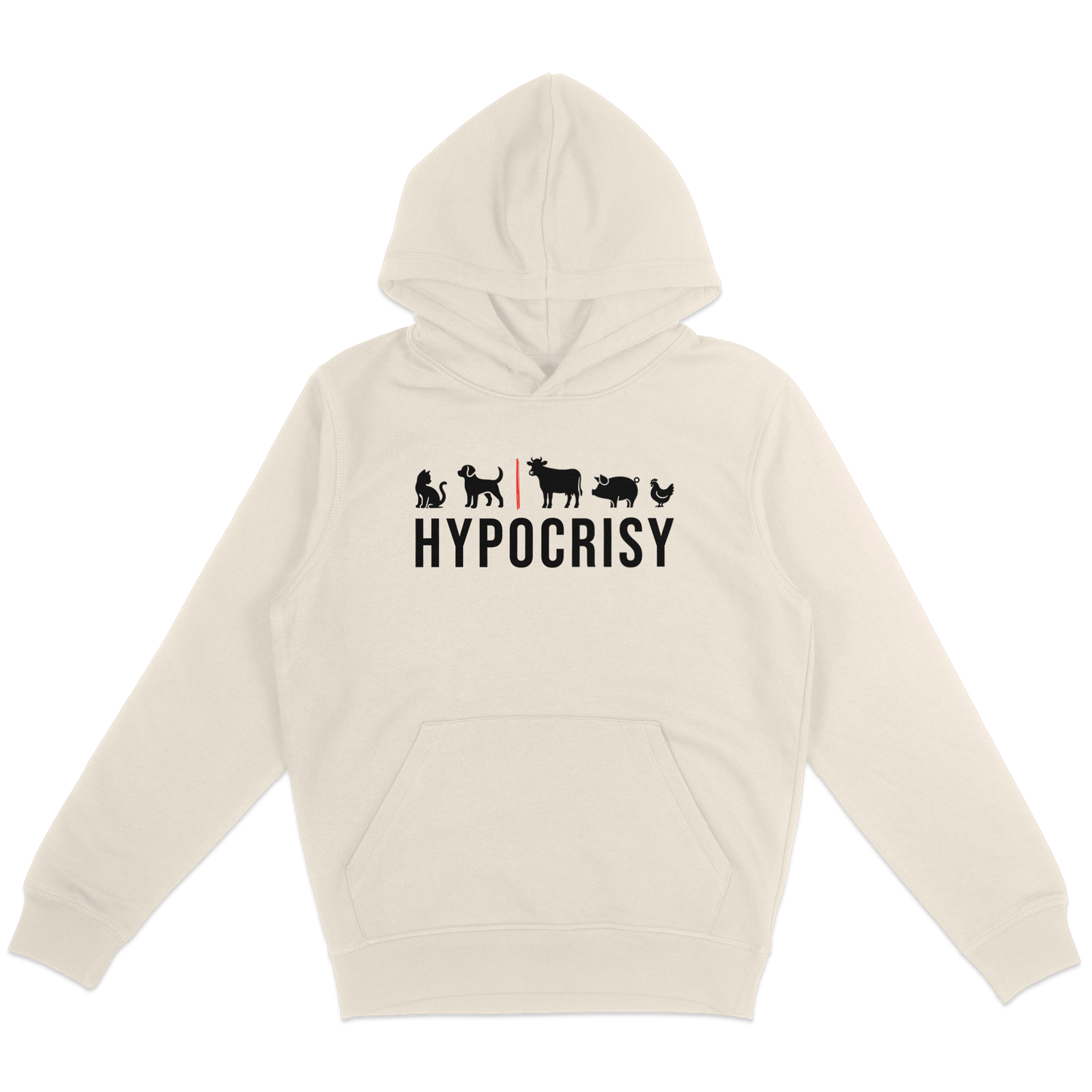 Hypocrisy Hoodie - Vegan America