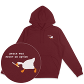 Peace Was Never An Option Hoodie - Vegan America