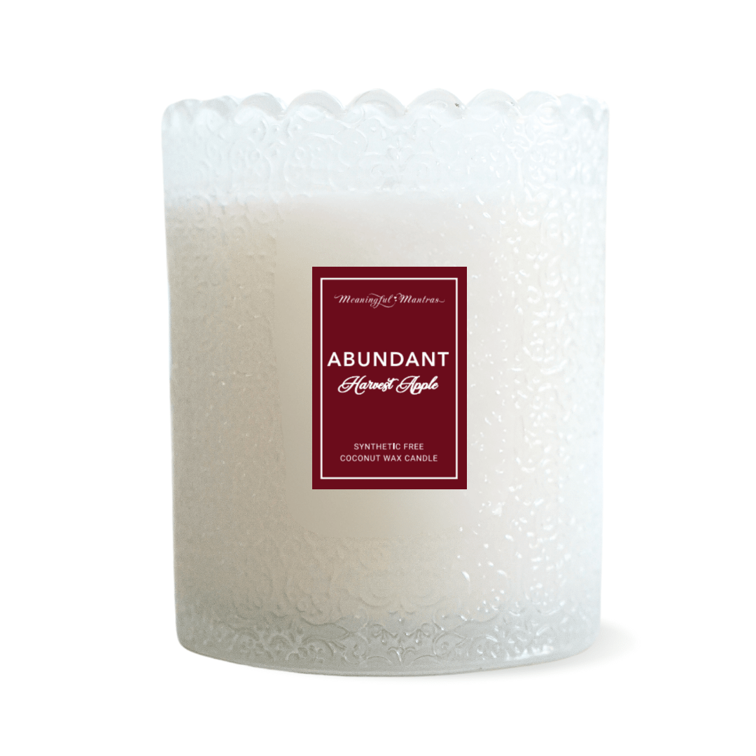 Harvest Apple Natural Candle 8oz Kaia Collection - Vegan America