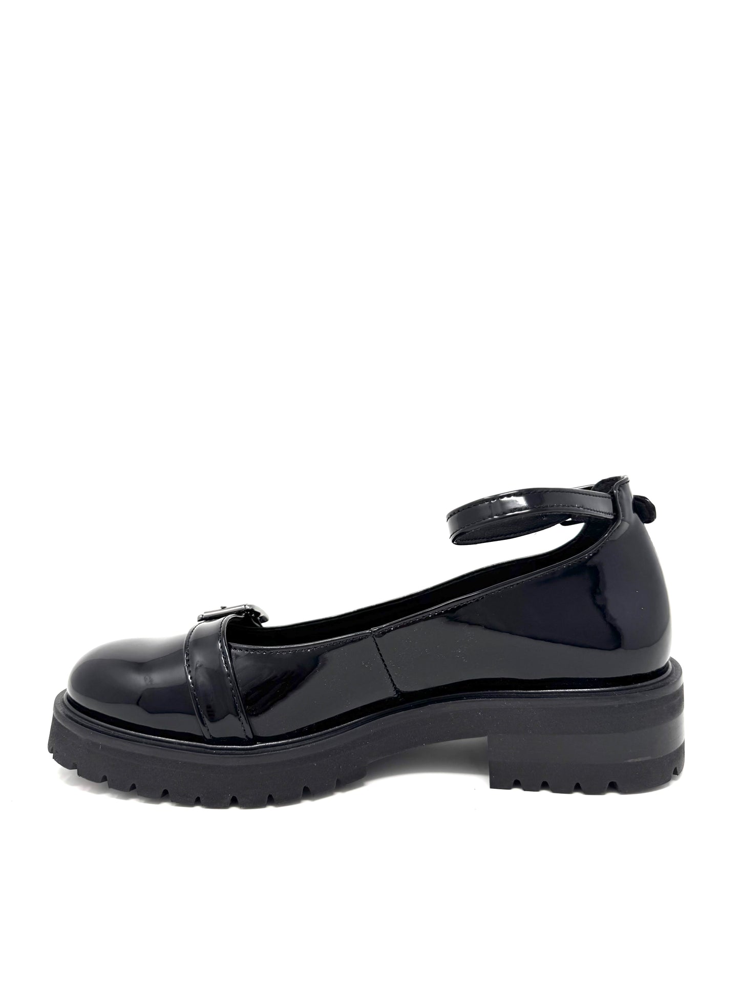 Lexie Mary Jane in Black Patent from Novacas