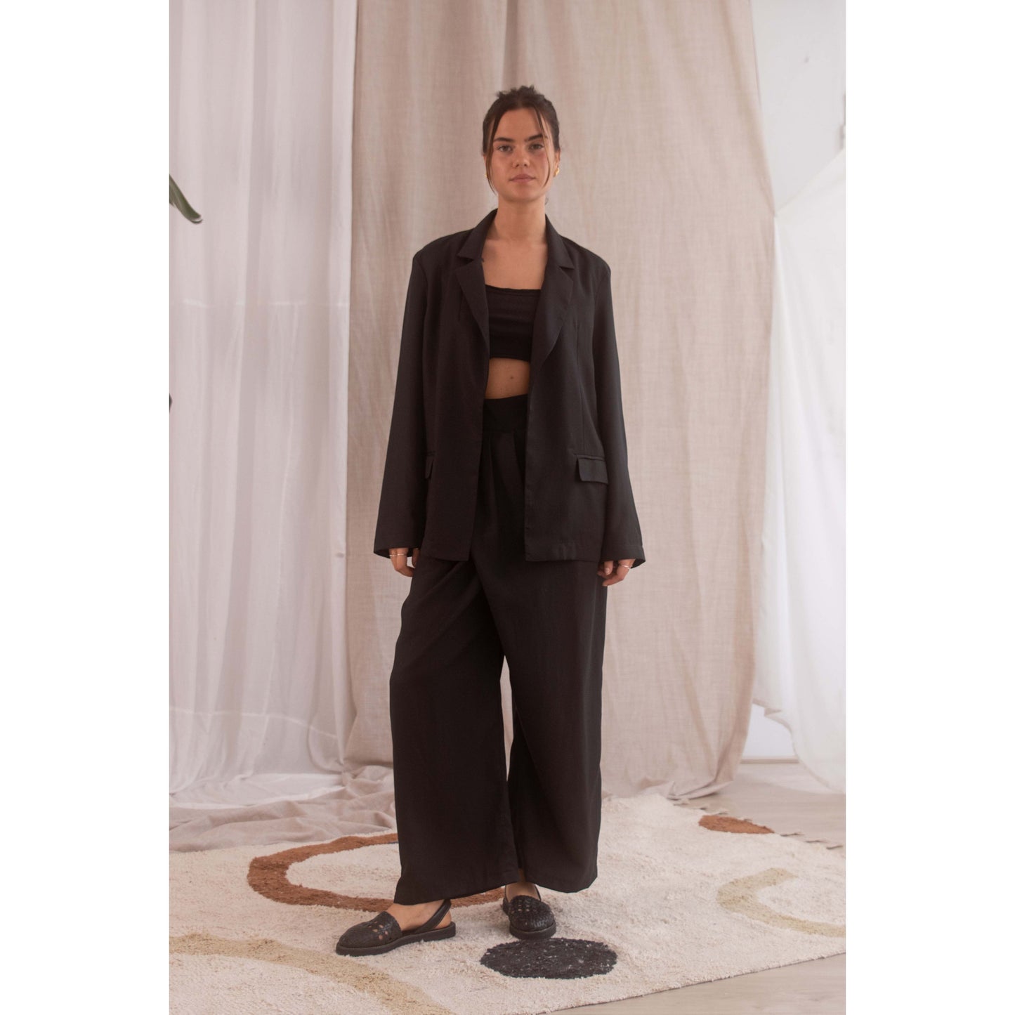 Wrap Wide Trousers