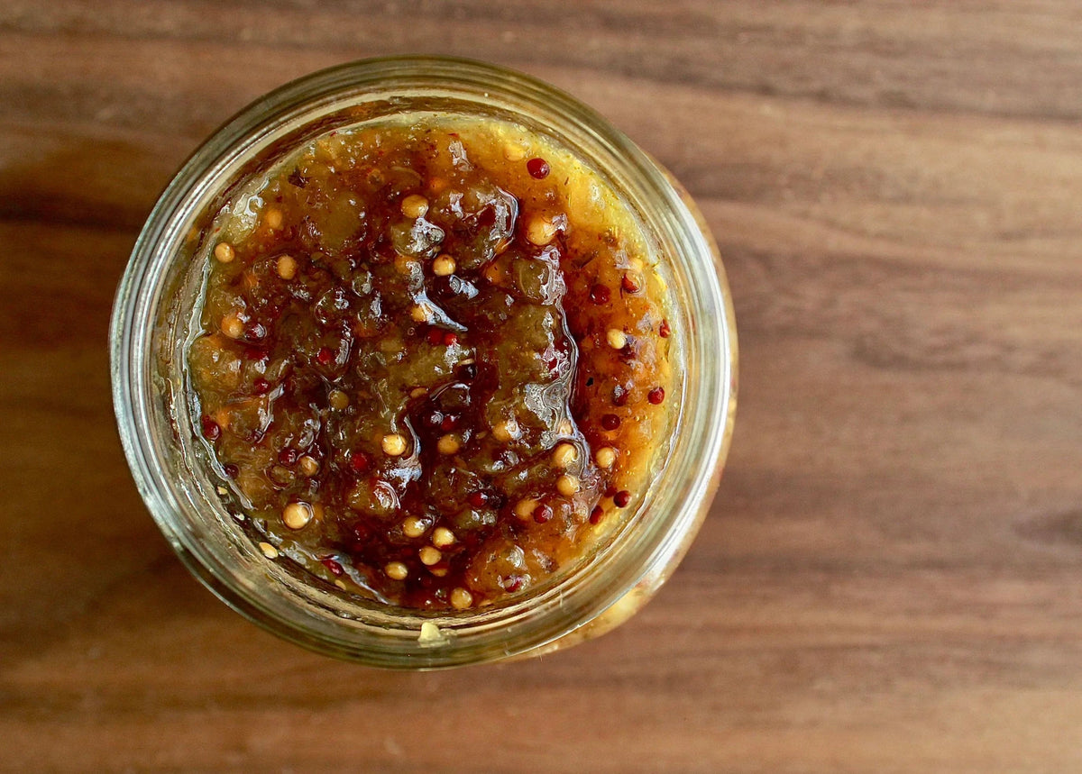 Pear & Tarragon Mostarda - Vegan America