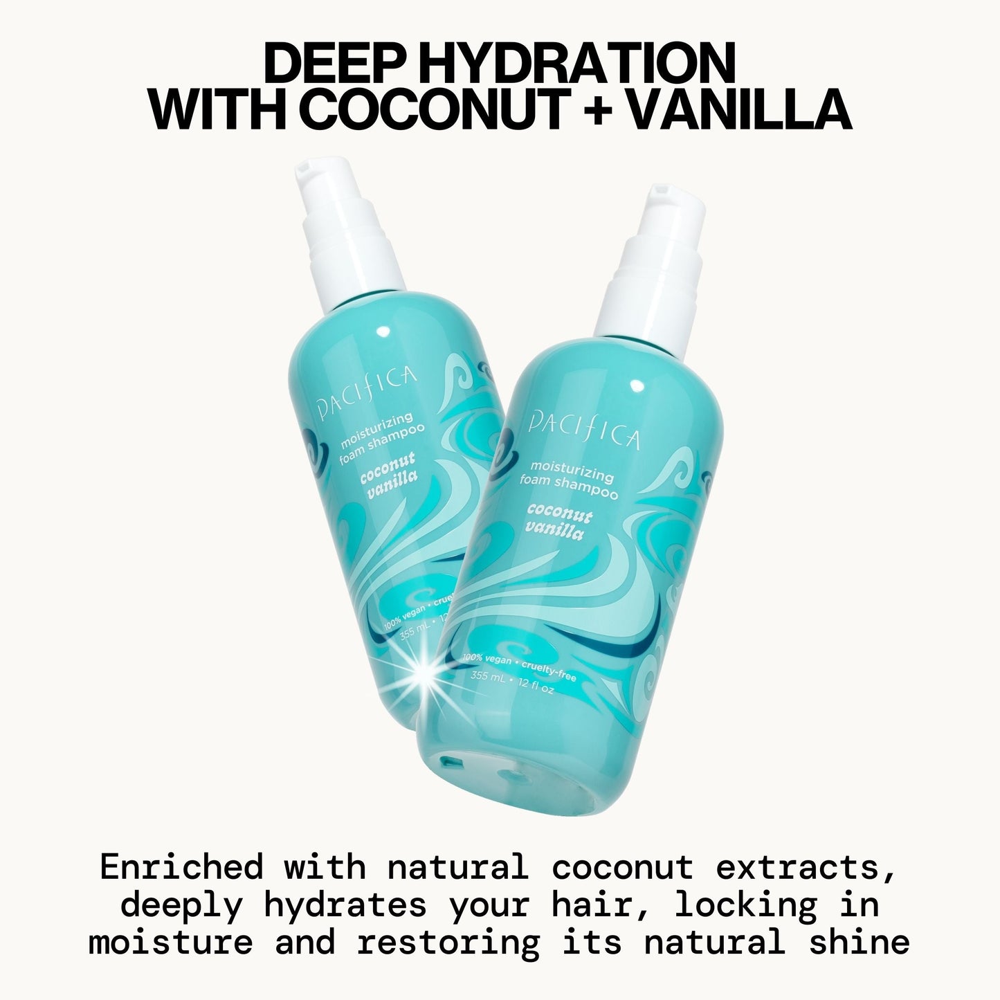 Coconut Vanilla Moisturizing Foam Shampoo