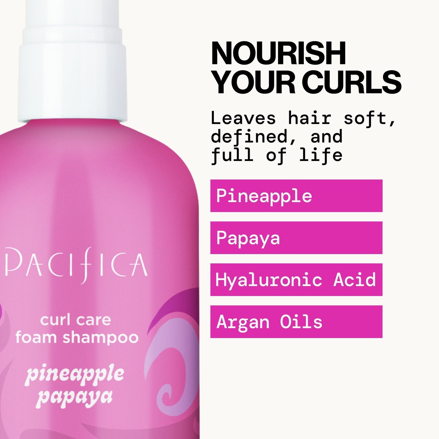 Pineapple Papaya Curl Care Foam Shampoo
