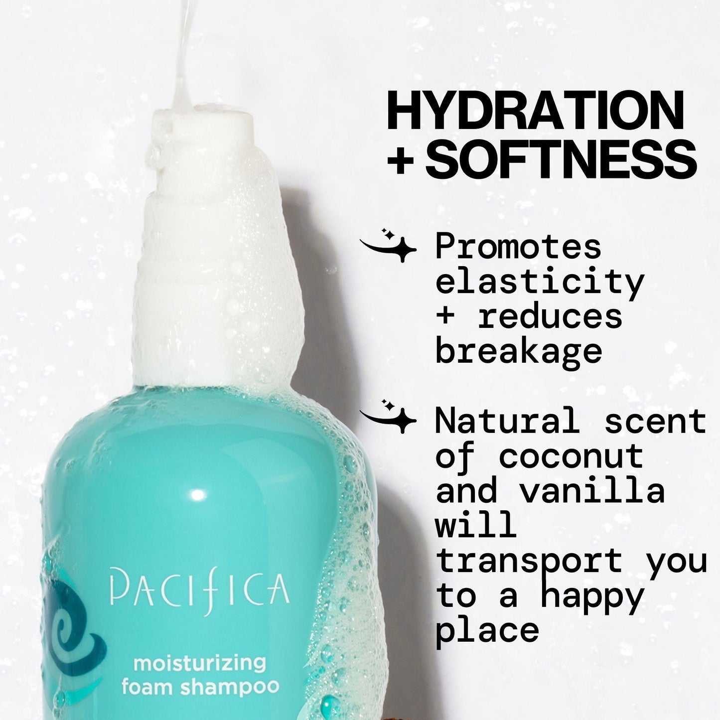 Coconut Vanilla Moisturizing Foam Shampoo
