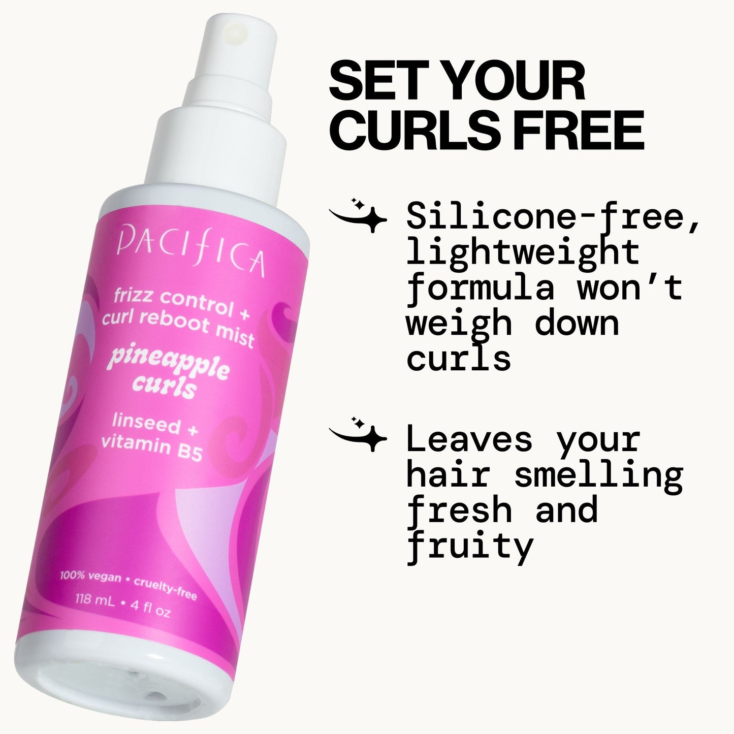 Pineapple Curls Frizz Control & Curl Reboot Mist