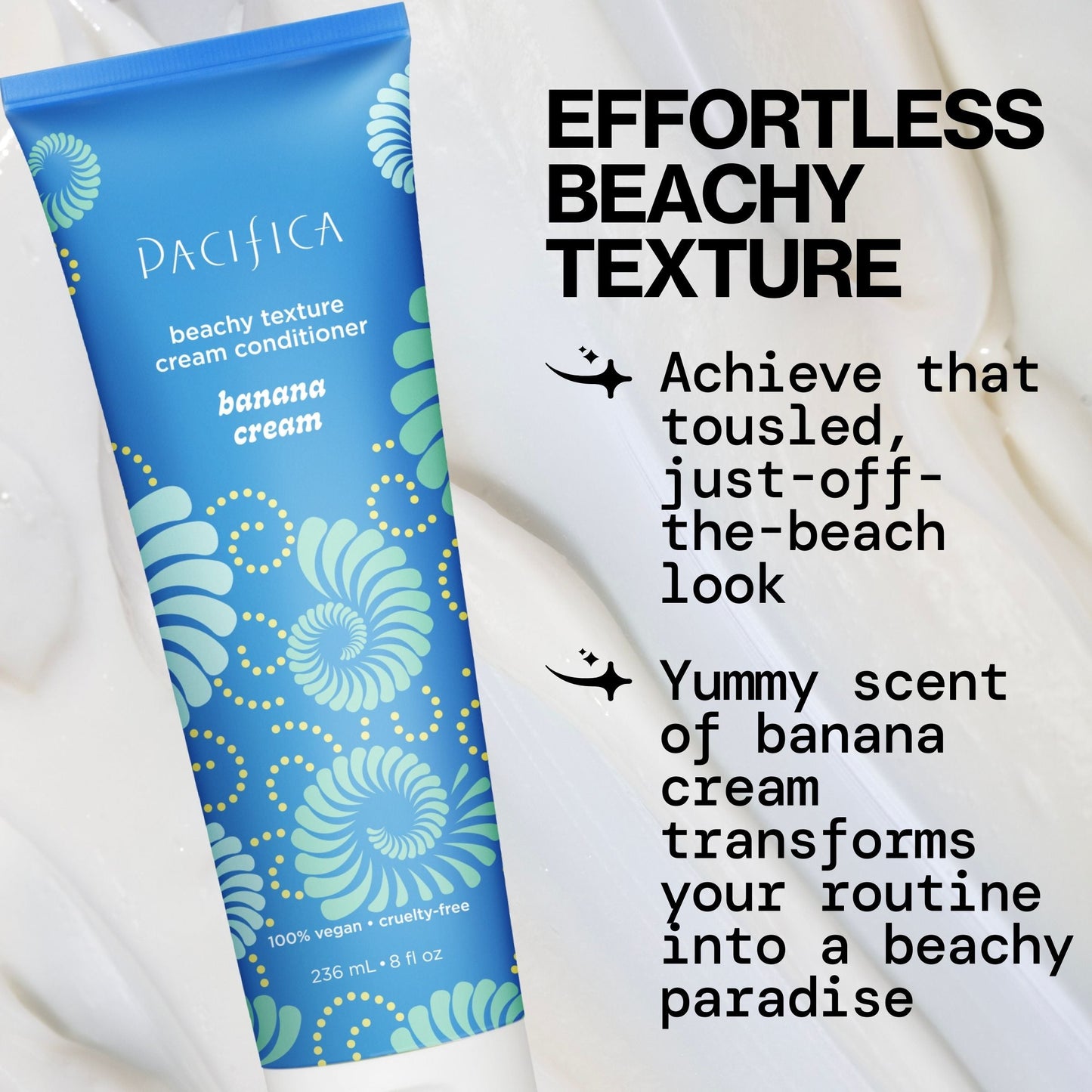 Banana Cream Beachy Texture Cream Conditioner