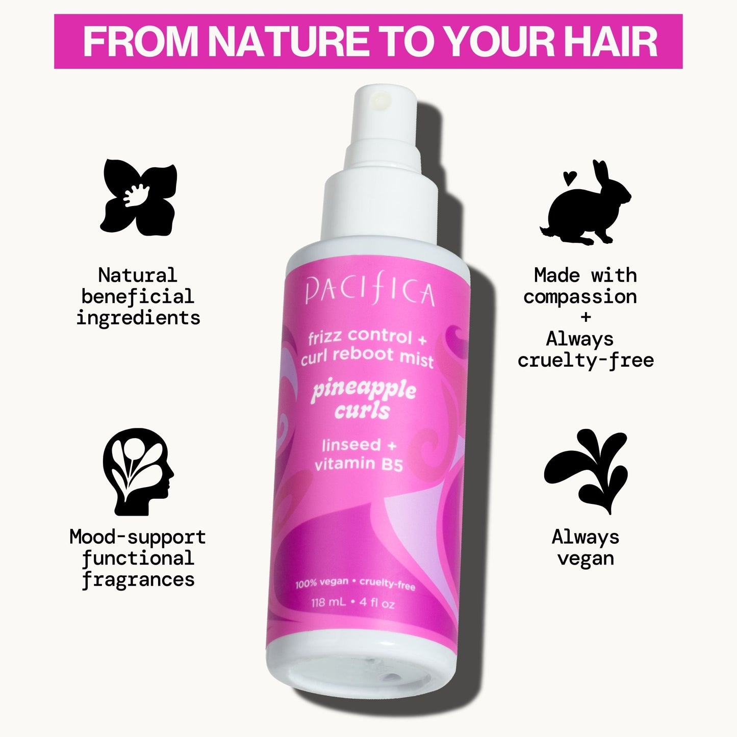Pineapple Curls Frizz Control & Curl Reboot Mist