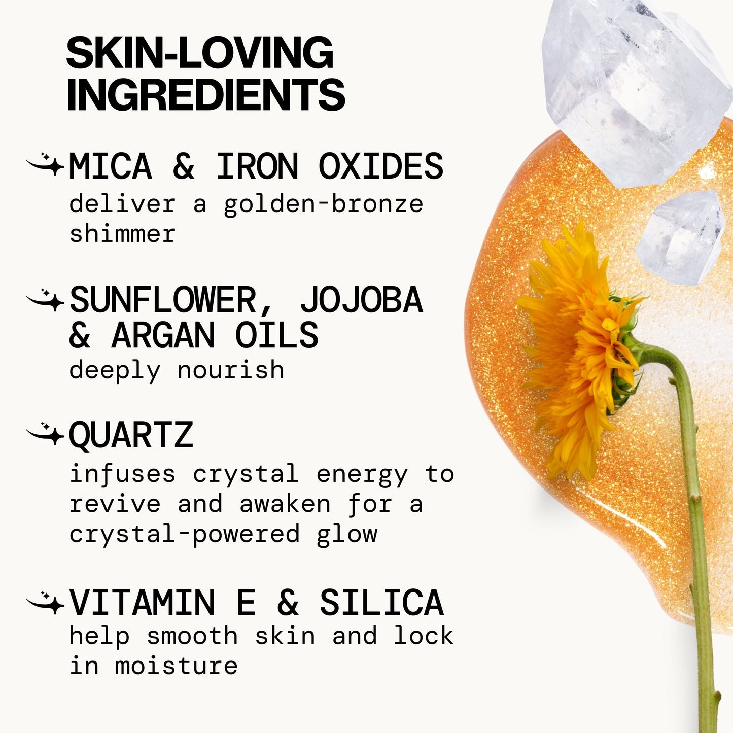 High Vibration Crystal Bronze Body Oil