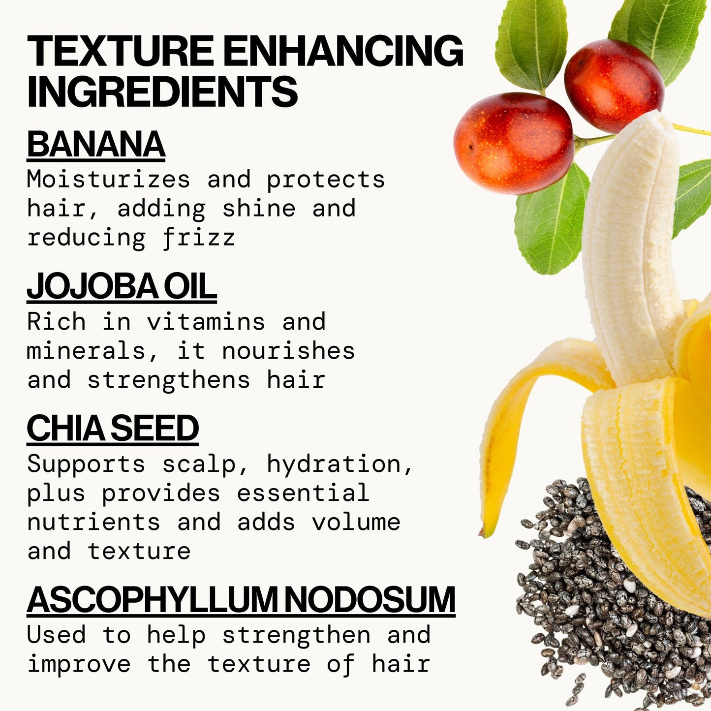 Banana Cream Beachy Texture Foam Shampoo