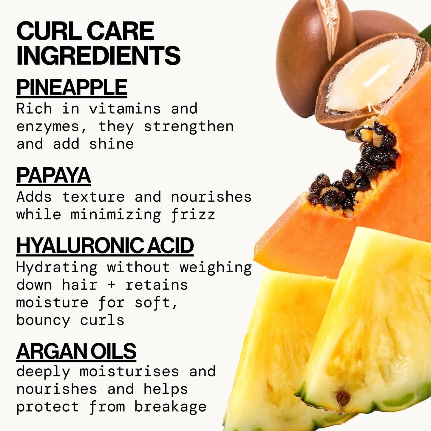 Pineapple Papaya Curl Care Foam Shampoo