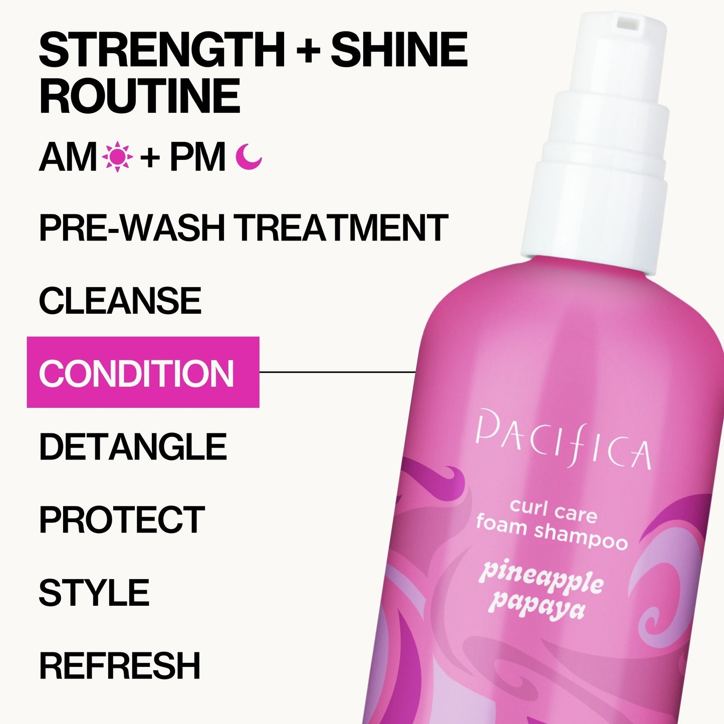 Pineapple Papaya Curl Care Foam Shampoo