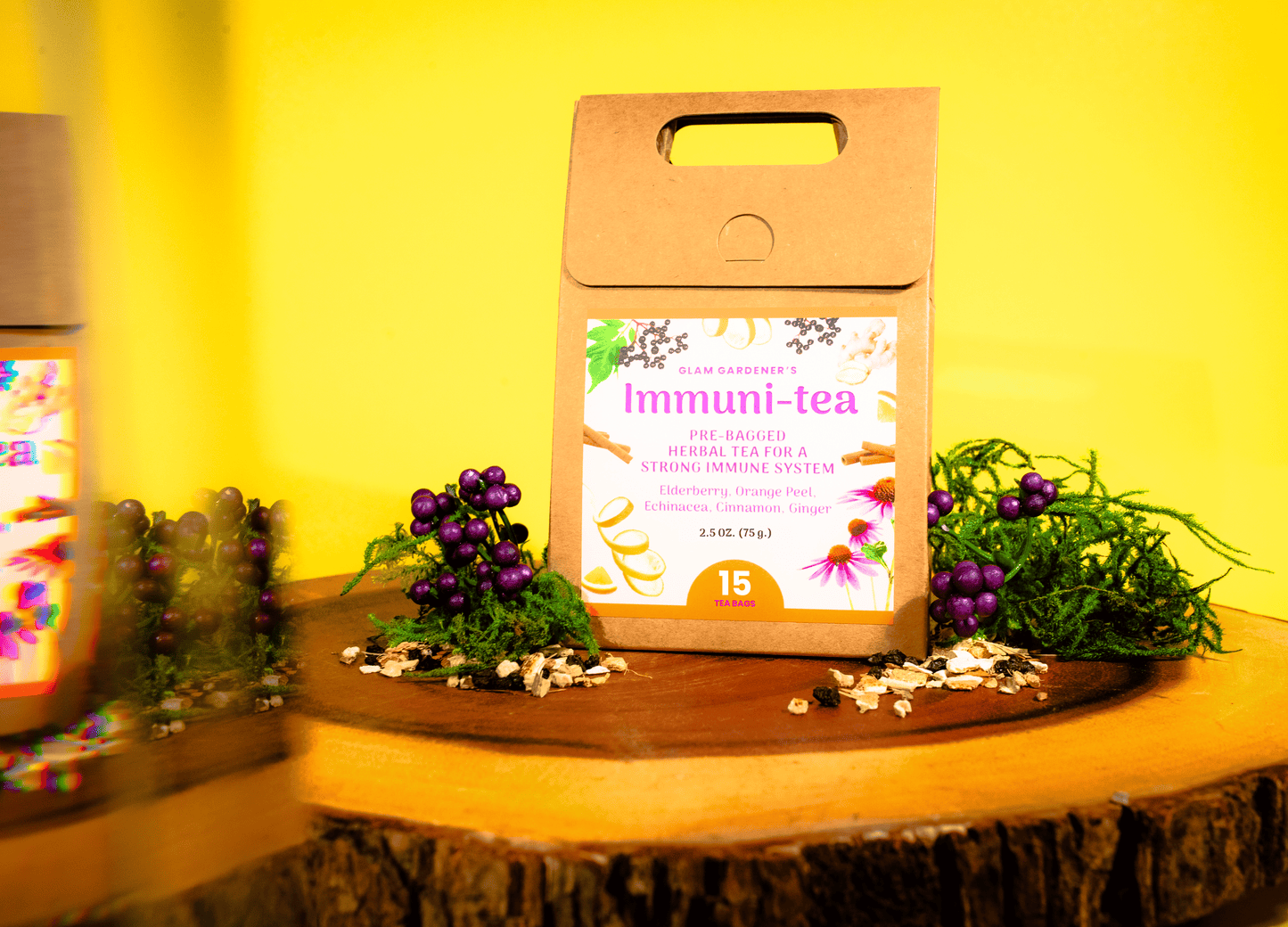 IMMUNITEA • Pre-bagged herbal tea for a strong immune system • 100% wildcrafted & organic