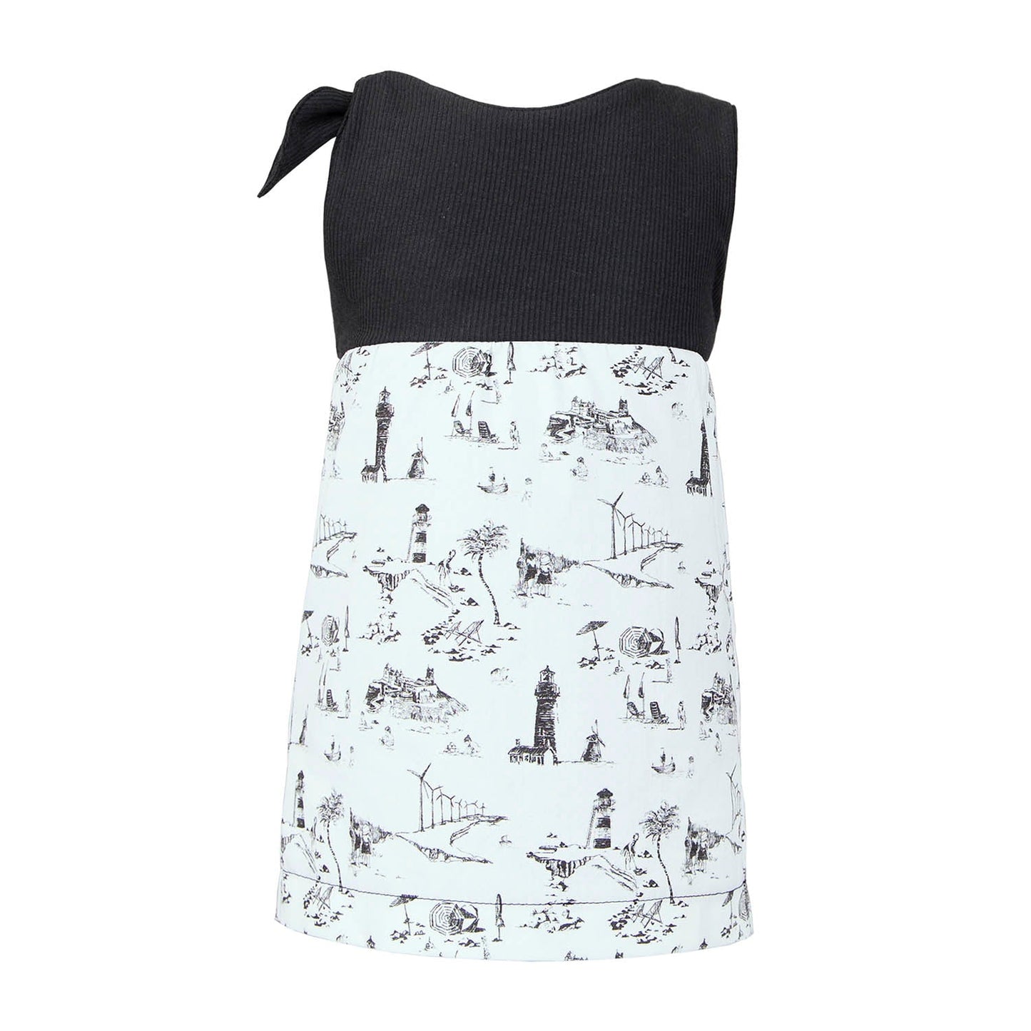 Baby Dress with Vintage Print