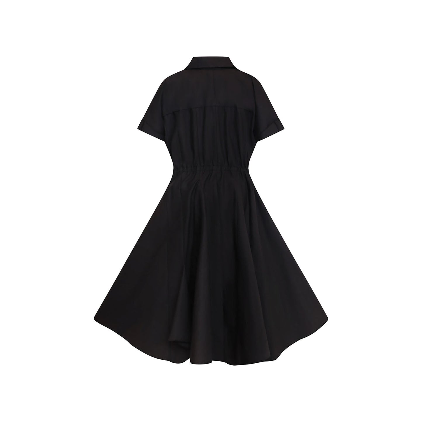 Zero Waste Black Shirt Dress