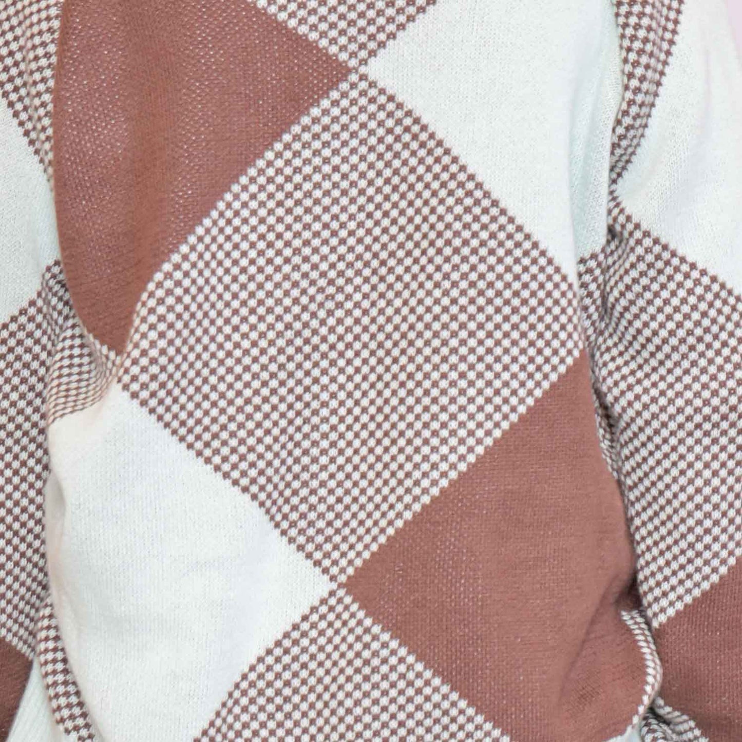 Kids Cardigan in Choco and Mint