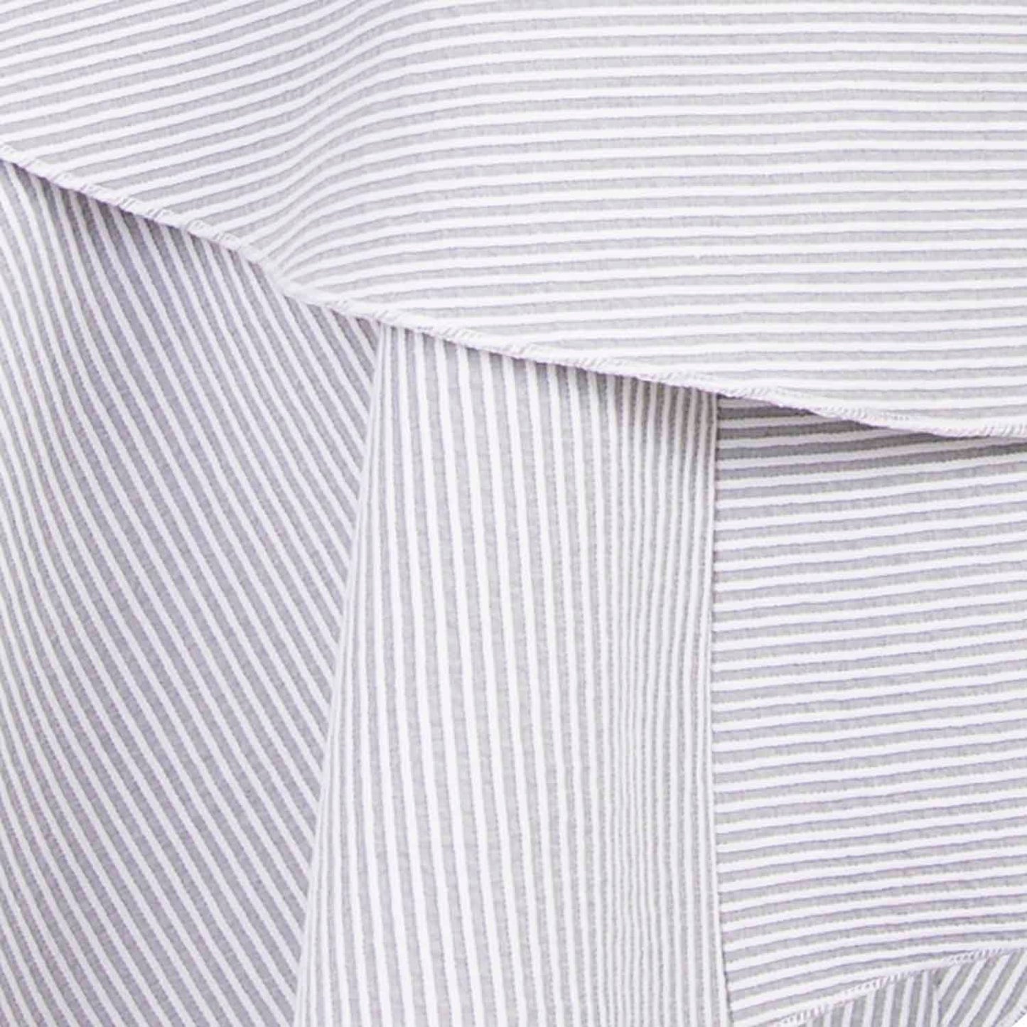 Girls Asymetrical Skirt with Grey Stripes