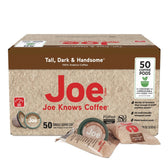 Joe Knows Coffee® Tall, Dark & Handsome® 50ct Single Serve Compostable Pods - Vegan America