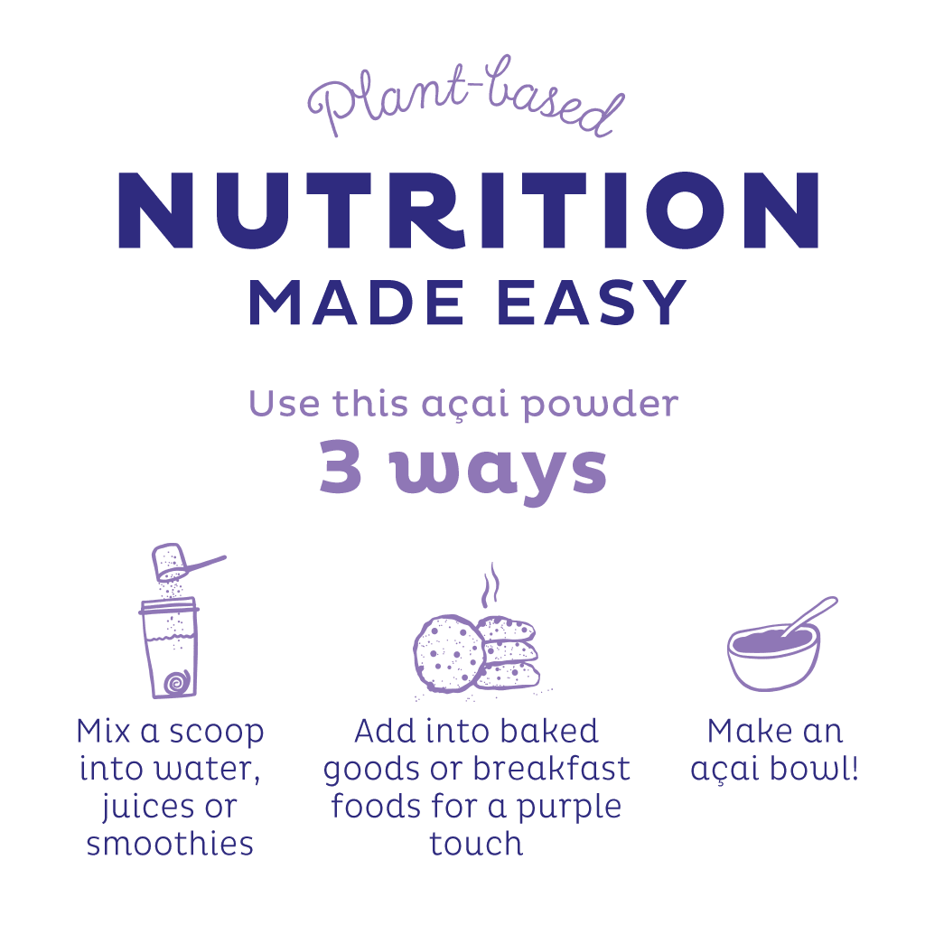 Organic Açaí Powder, 120 Servings - Vegan America